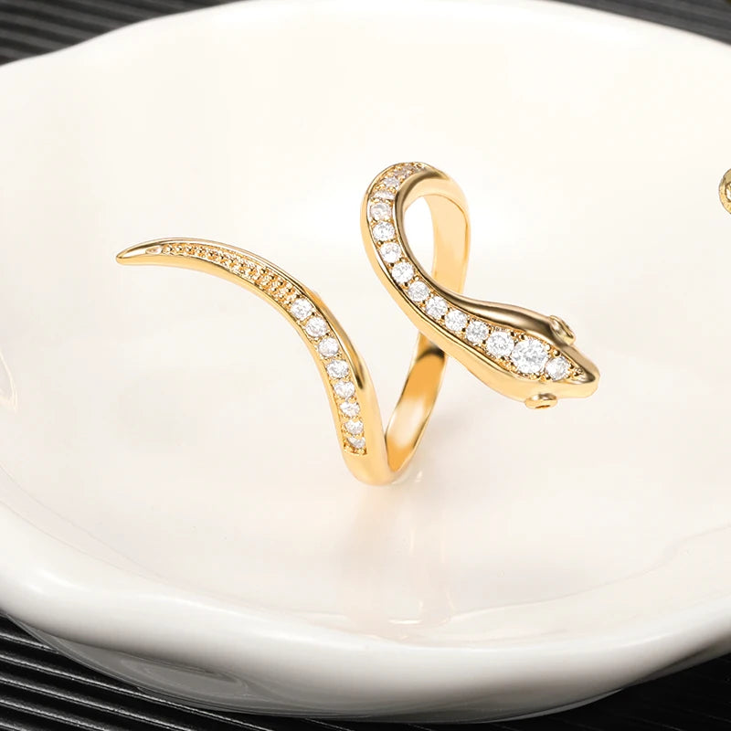 Adjustable Snake Ring for Women