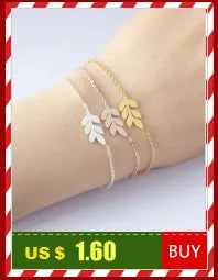 Hexagon Initial Anklet for Women