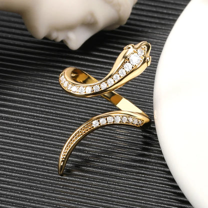 Adjustable Snake Ring for Women