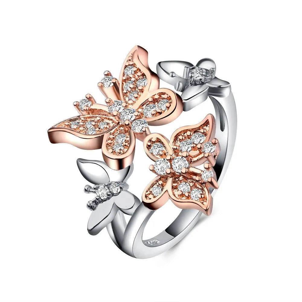 Butterfly Engagement Ring