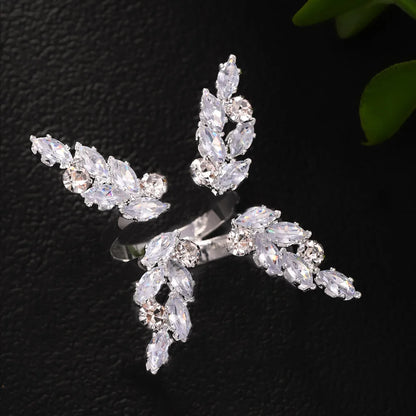 Luxury Zircon Wing Ring