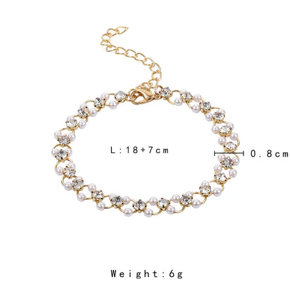 Elegant Pearl Heart Bracelet Set – Timeless Beauty & Grace