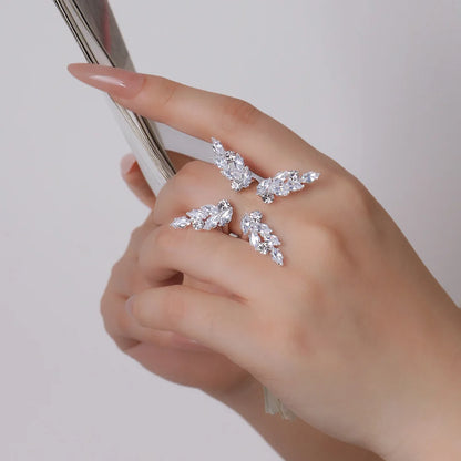 Luxury Zircon Wing Ring