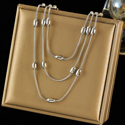 316L Stainless Steel Chain Necklace – Waterproof, Durable & Stylish