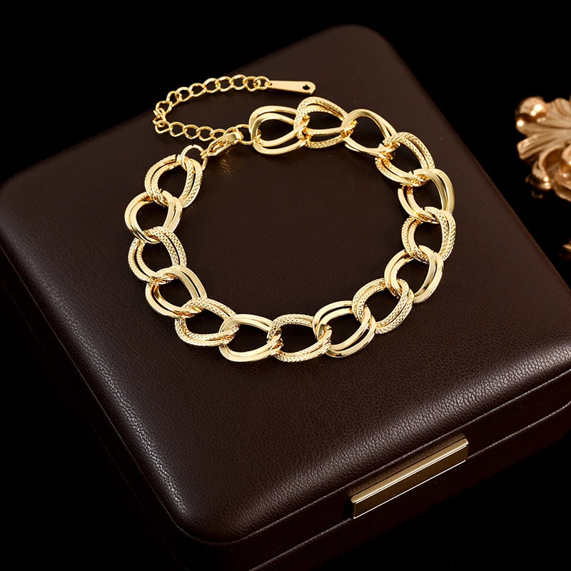 Elegant Tree of Life Bracelet – 18K Gold Plated Stainless Steel for Women