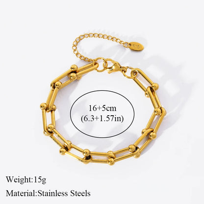 Elegant Tree of Life Bracelet – 18K Gold Plated Stainless Steel for Women