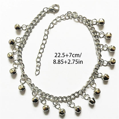 Multilayer Bell Anklet for Women