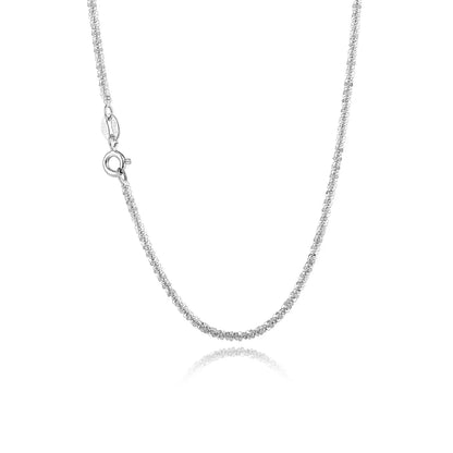 Sparkling Zircon Stainless Steel Necklace for Women