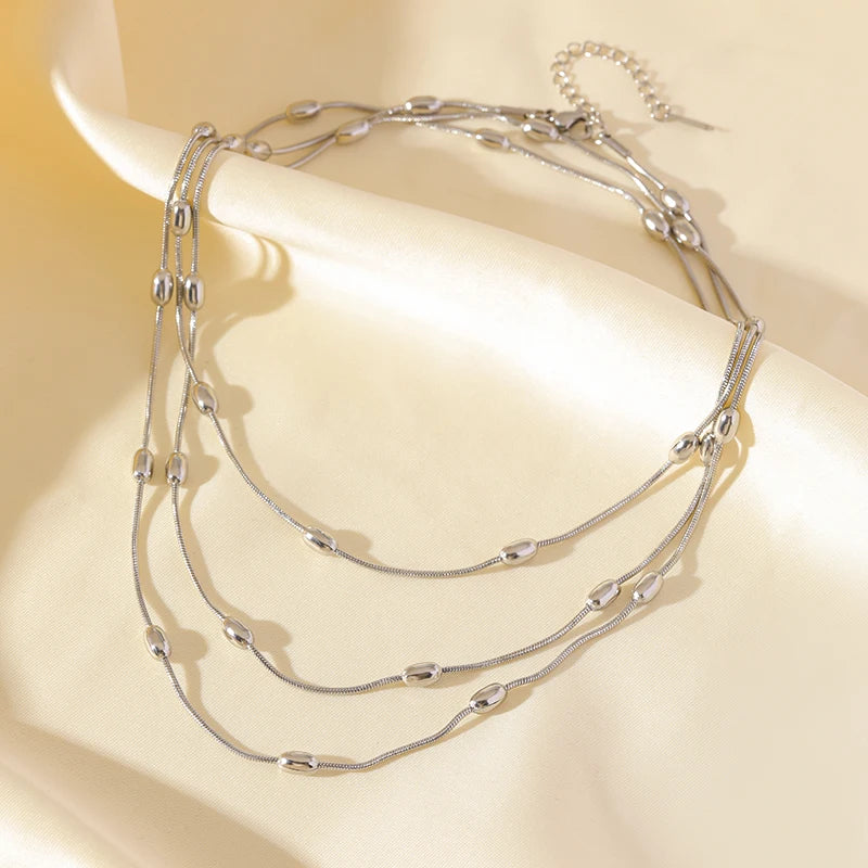 316L Stainless Steel Chain Necklace – Waterproof, Durable & Stylish