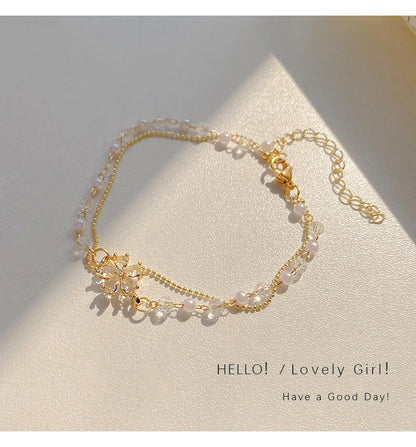 Elegant Pearl Heart Bracelet Set – Timeless Beauty & Grace