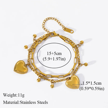 Classic Twisted Bangle Bracelet – 316L Stainless Steel & 18K Gold Plated