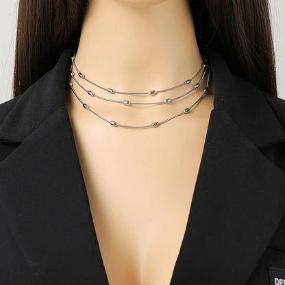 316L Stainless Steel Chain Necklace – Waterproof, Durable & Stylish