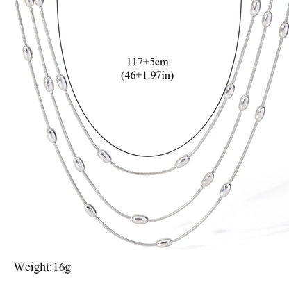 316L Stainless Steel Chain Necklace – Waterproof, Durable & Stylish