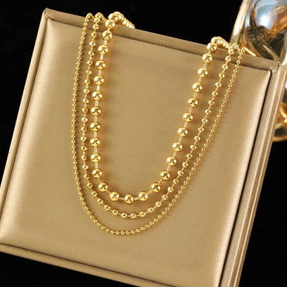 316L Stainless Steel Chain Necklace – Waterproof, Durable & Stylish