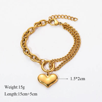 Elegant Tree of Life Bracelet – 18K Gold Plated Stainless Steel for Women