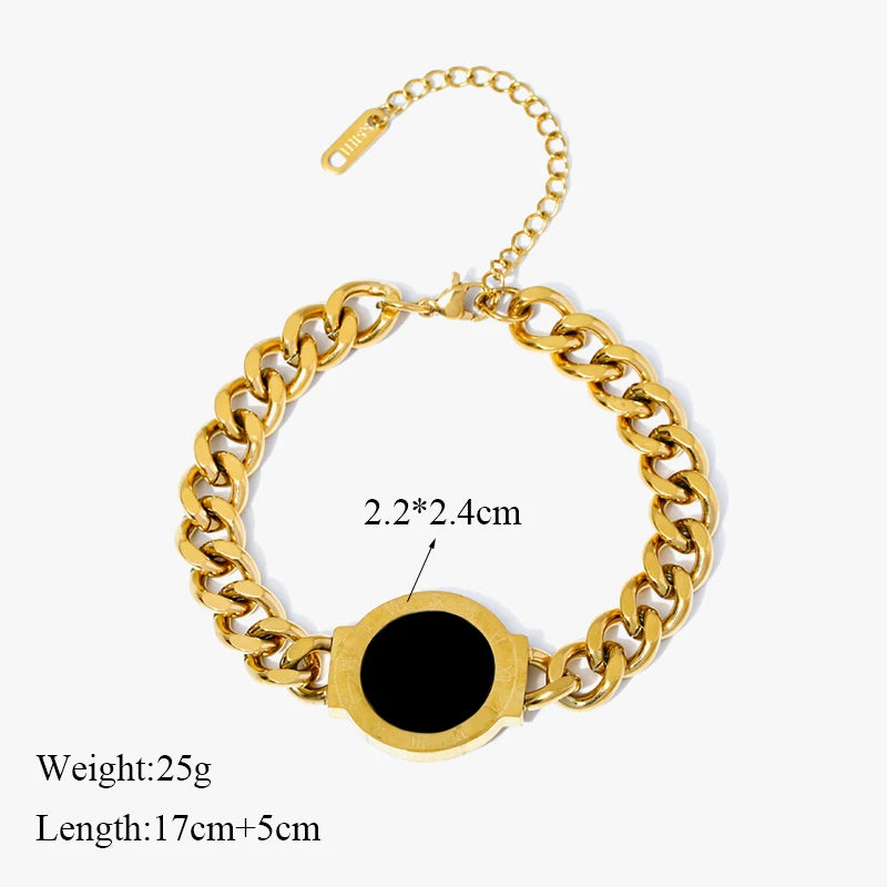 Elegant Tree of Life Bracelet – 18K Gold Plated Stainless Steel for Women