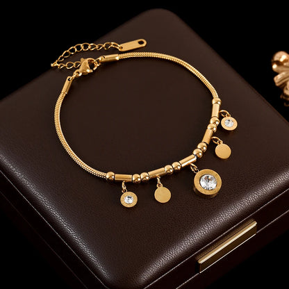 Elegant Tree of Life Bracelet – 18K Gold Plated Stainless Steel for Women