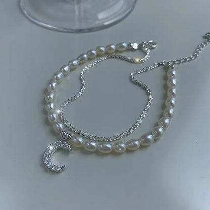 Elegant Pearl Heart Bracelet Set – Timeless Beauty & Grace