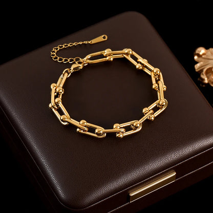 Elegant Tree of Life Bracelet – 18K Gold Plated Stainless Steel for Women