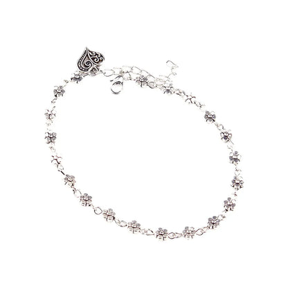 Beaded Initials Anklet for Women