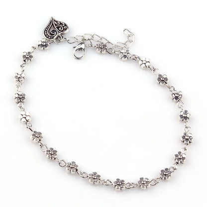 Beaded Initials Anklet for Women