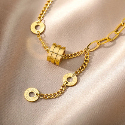 Gold Heart Multilayer Necklace