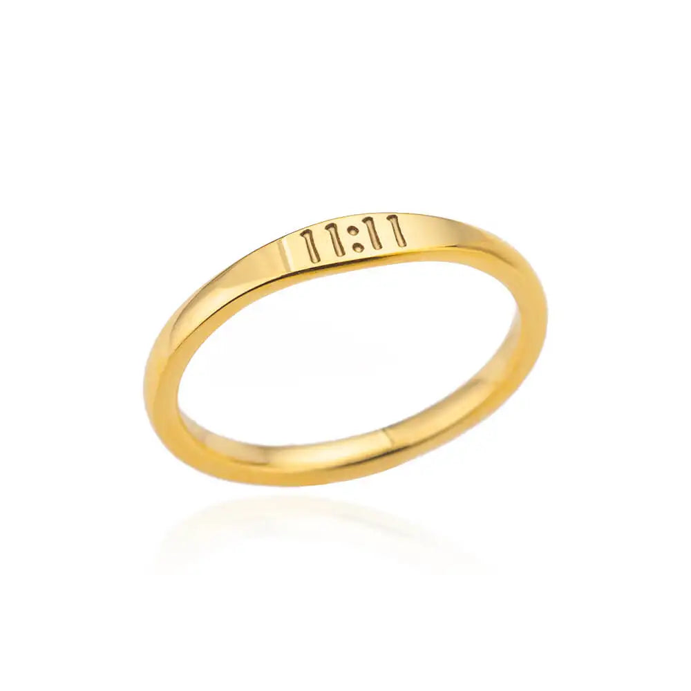 11:11 Angel Number Ring